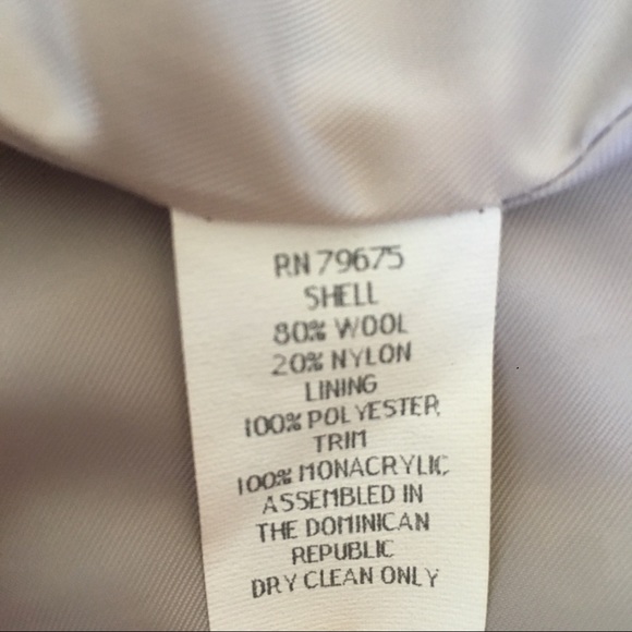 SALE Vintage Faux Fur Wool Coat - Picture 8 of 8